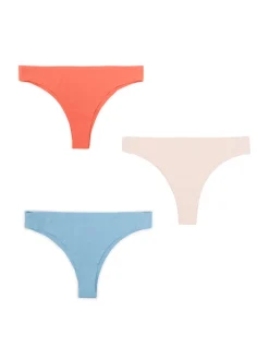 Discount 3 pack bezszwowych majtek brazilian Bielizna