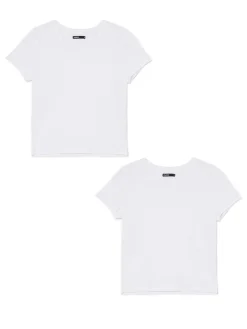 Outlet 2 pack ch gładkich T-shirtów Koszulki, Topy