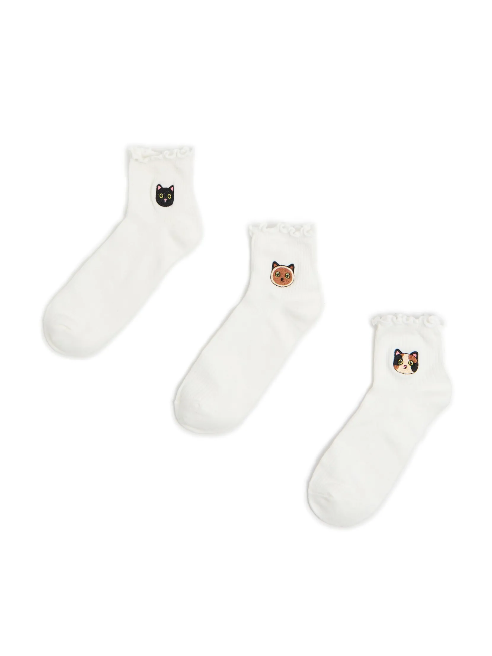 Clearance 3 pack ch skarpet z kotkami Skarpety, Rajstopy