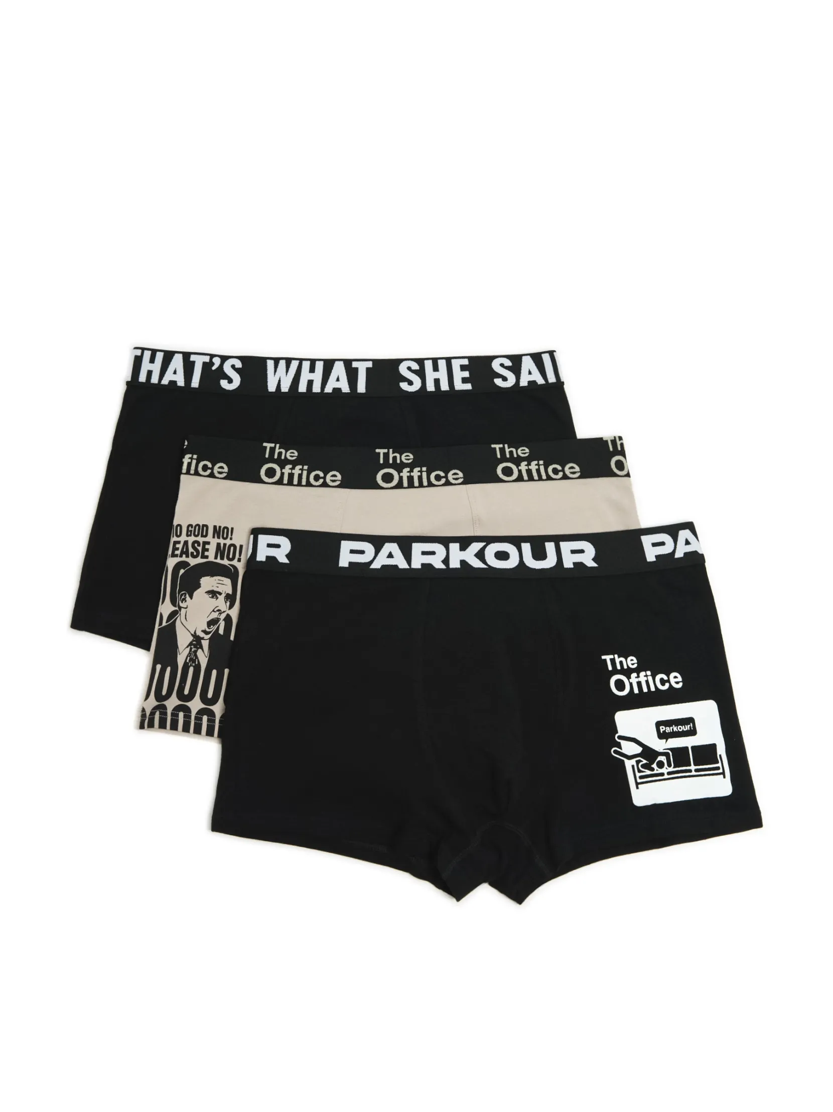 Sale 3 pack bokserek The Office Bokserki