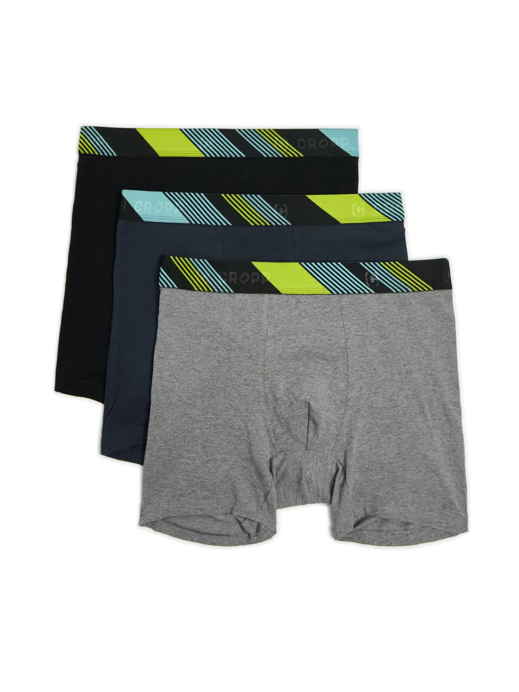 Discount 3 pack bokserek z kolorowym wykończeniem Bokserki