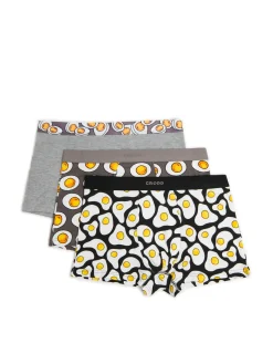 Online 3 pack bokserek z motywem jaj Bokserki