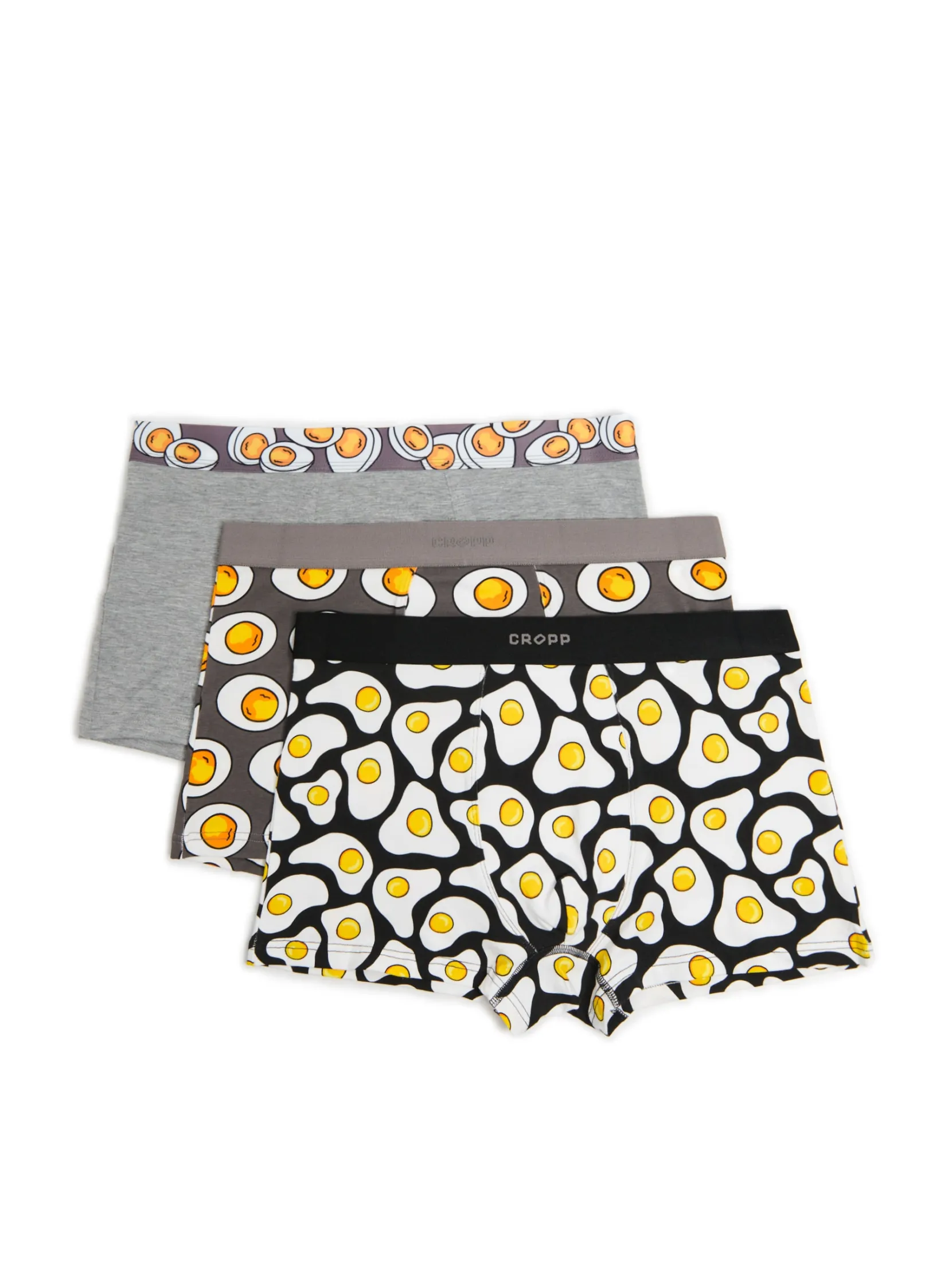 Online 3 pack bokserek z motywem jaj Bokserki