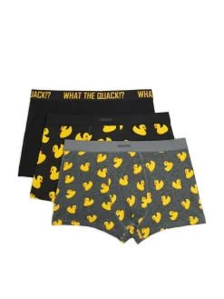 Discount 3 pack bokserek z motywem kaczek Bokserki