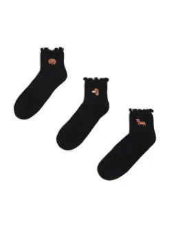 Best 3 pack ch skarpet z jamnikami Skarpety, Rajstopy
