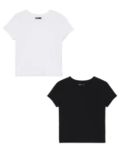 Clearance 2 pack dopasowanych T-shirtów Koszulki, Topy