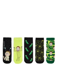 Fashion 5 pack krótkich skarpet Rick and Morty Skarpetki
