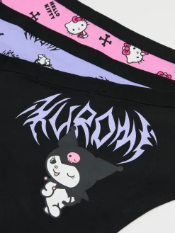 Outlet 3 pack majtek hipster Hello Kitty i Kuromi Bielizna