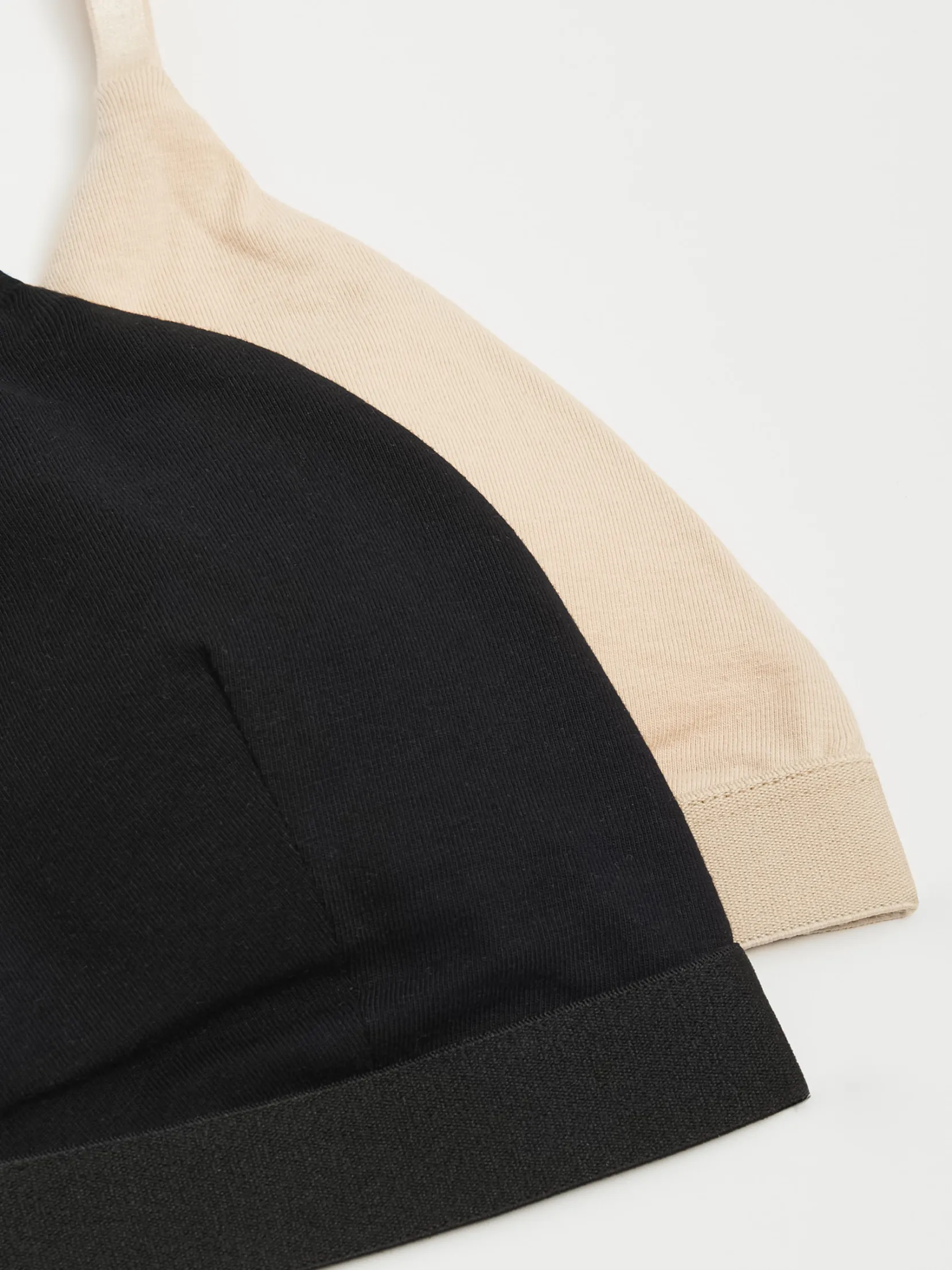 Fashion 2 pack miękkich bawełnianych staników Bielizna