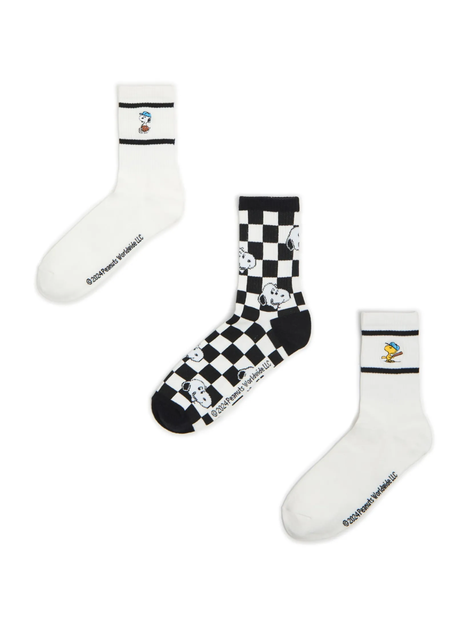 Fashion 3 pack skarpet Snoopy Skarpety, Rajstopy