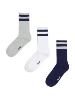 Best 3 pack skarpet w paski Skarpetki|Basic