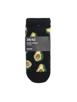 Online 3 pack skarpet z food nadrukiem Skarpetki
