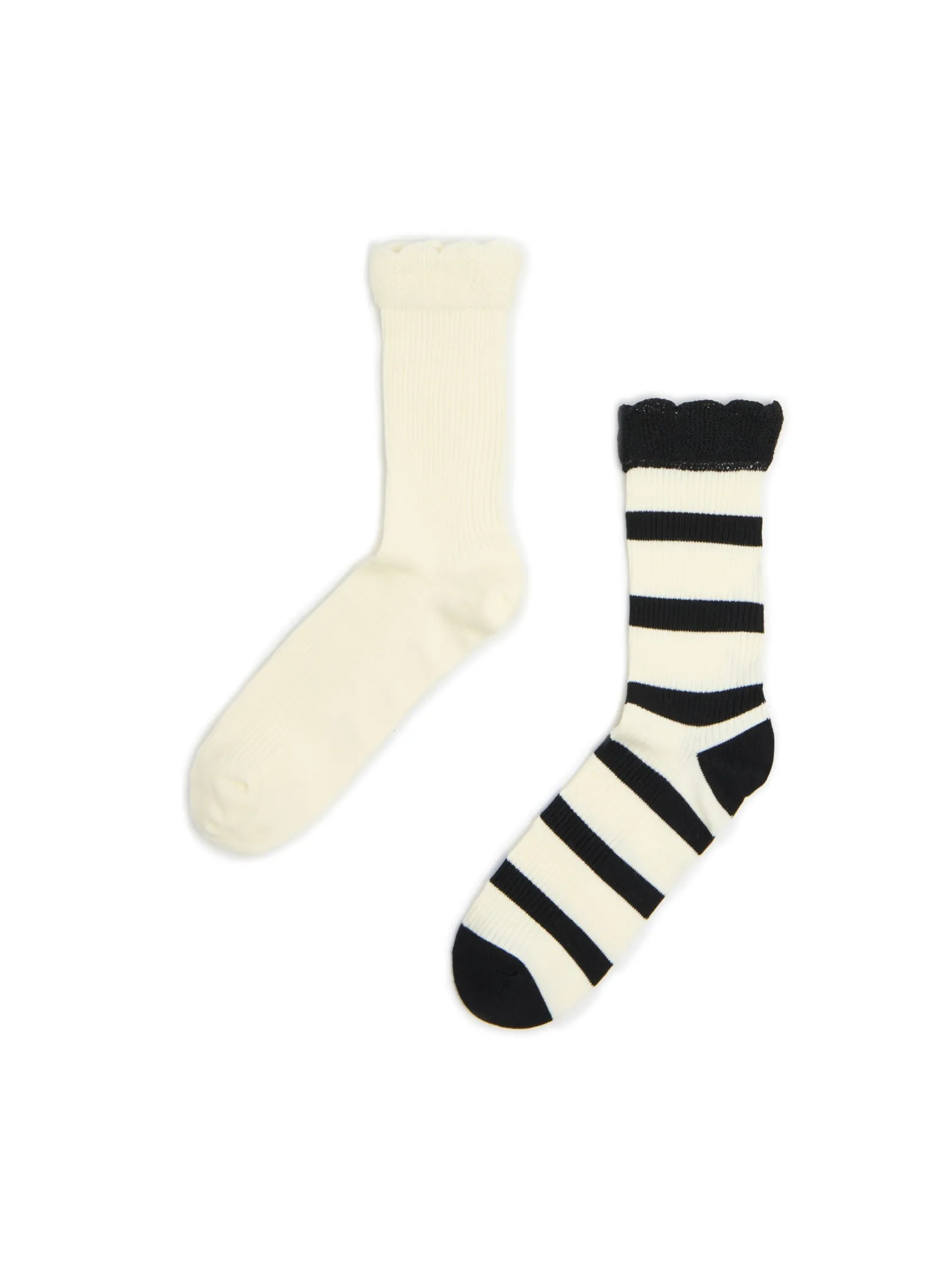 New 2 pack skarpet z koronką Skarpety, Rajstopy