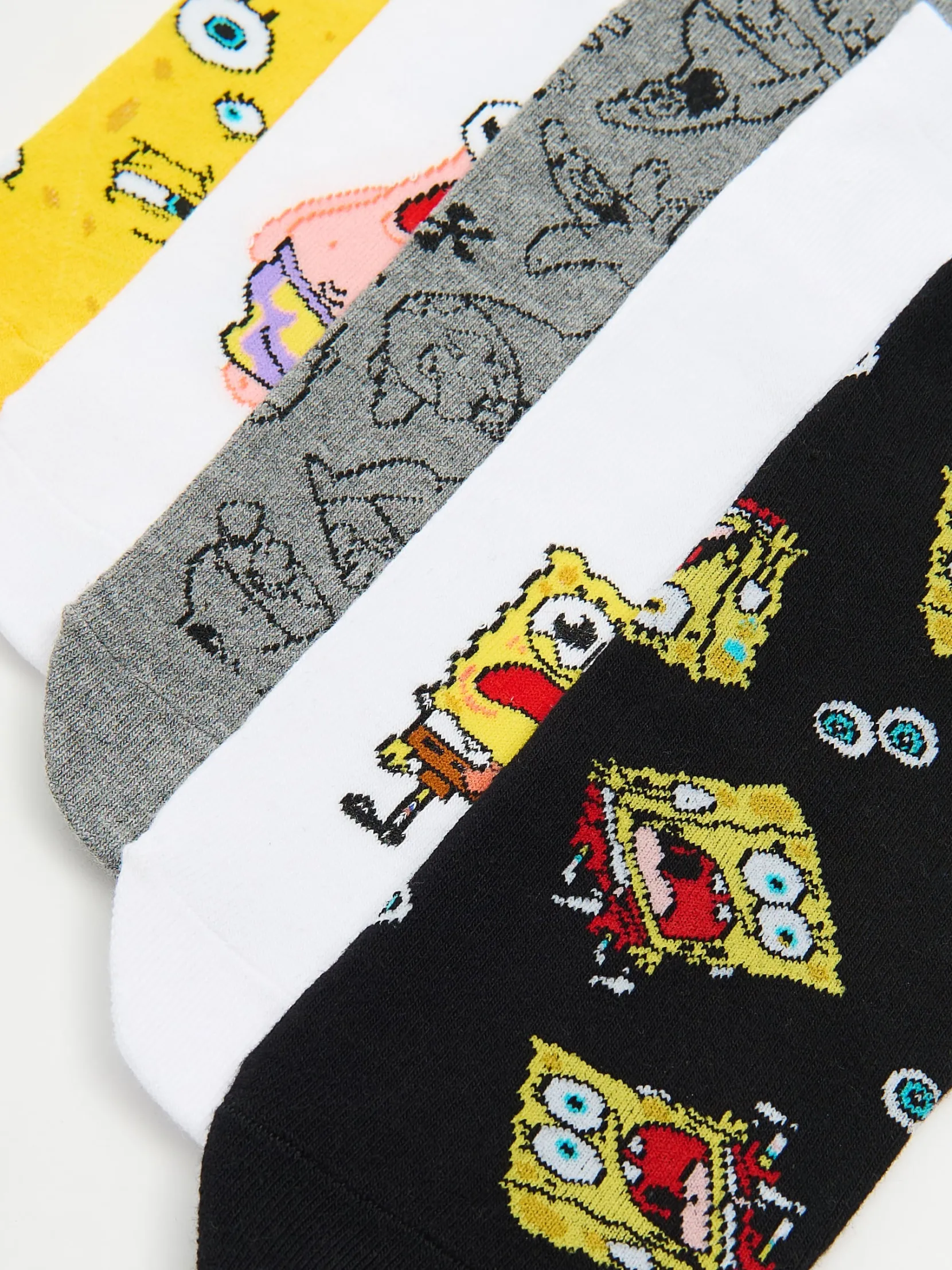 Fashion 5 pack skarpet ze SpongeBobem i Patrykiem Skarpetki