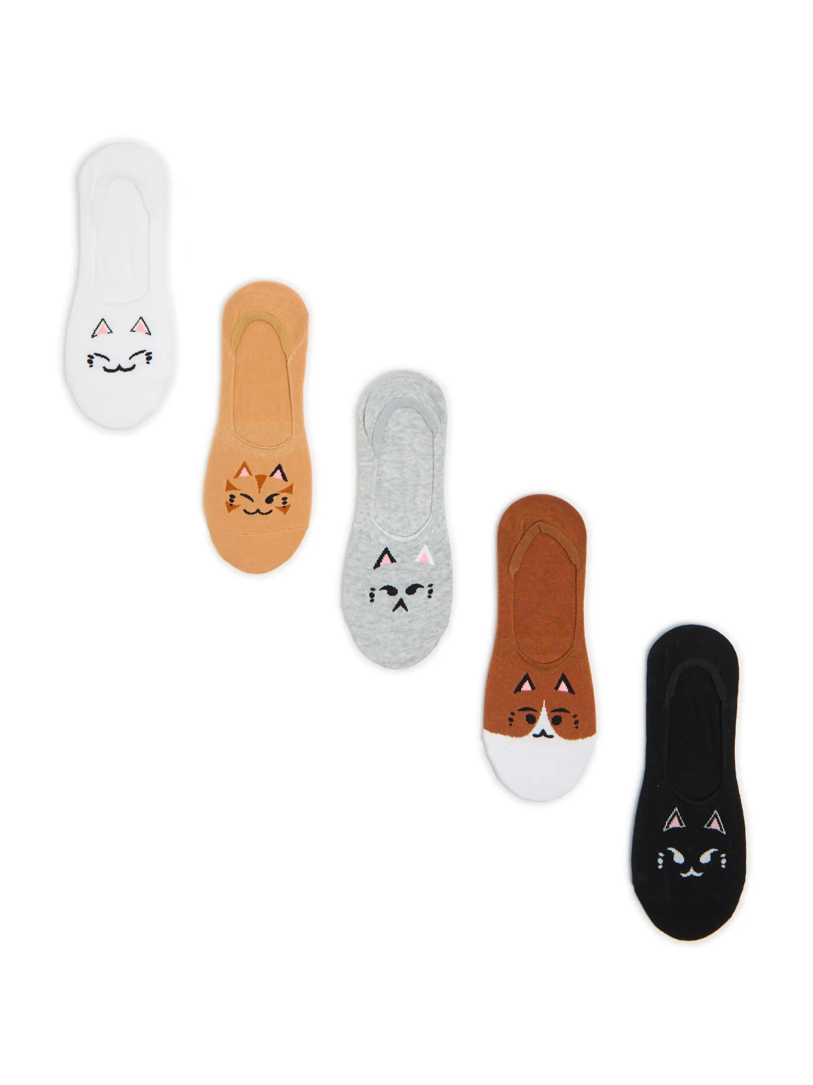 New 5 pack skarpetek stopek z kotami Skarpety, Rajstopy