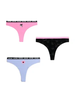 Clearance 3 pack stringów Kuromi Bielizna