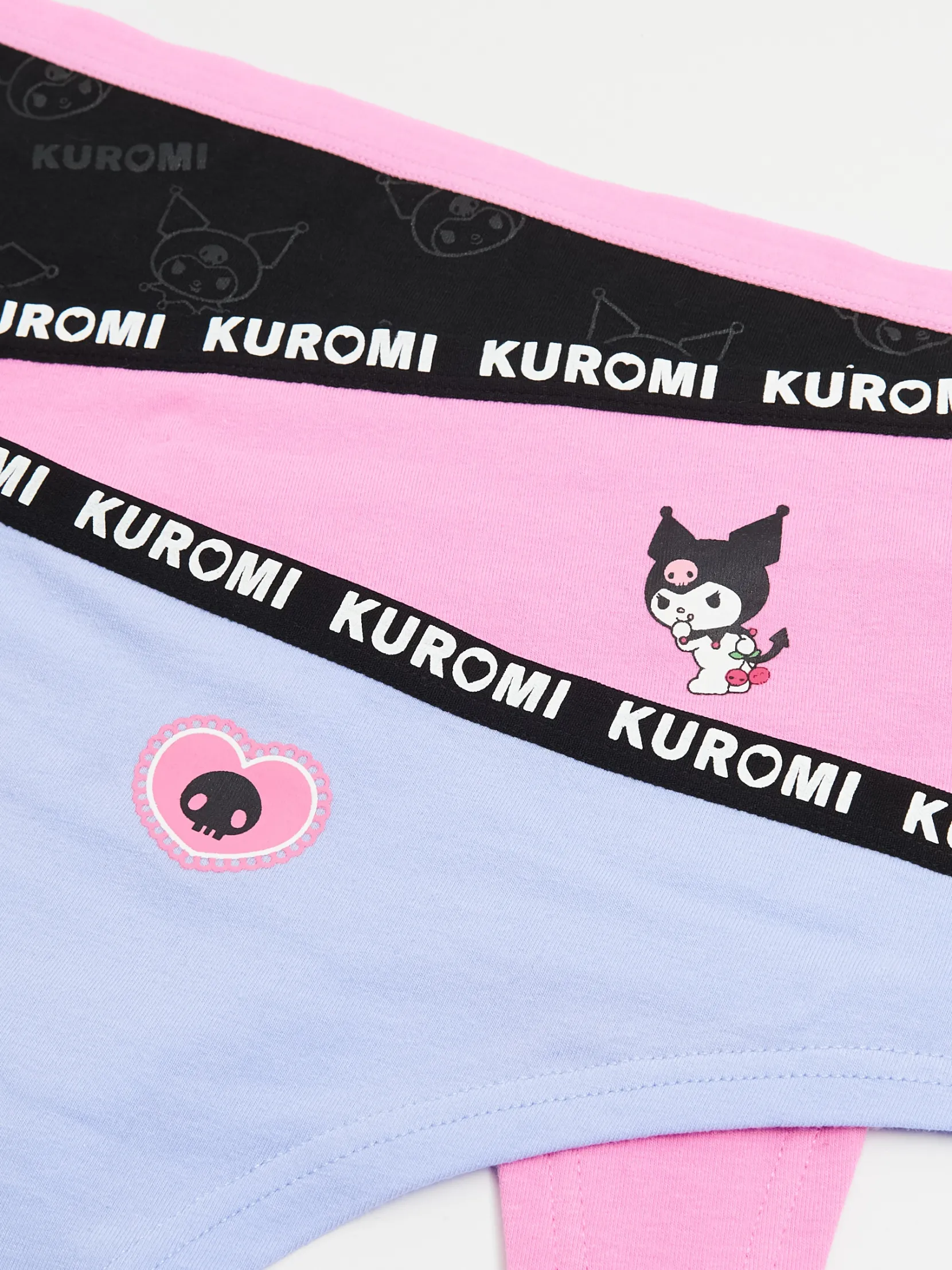 Clearance 3 pack stringów Kuromi Bielizna
