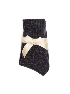 Outlet 2 pack szenilowych skarpet Cozy|Skarpety, Rajstopy