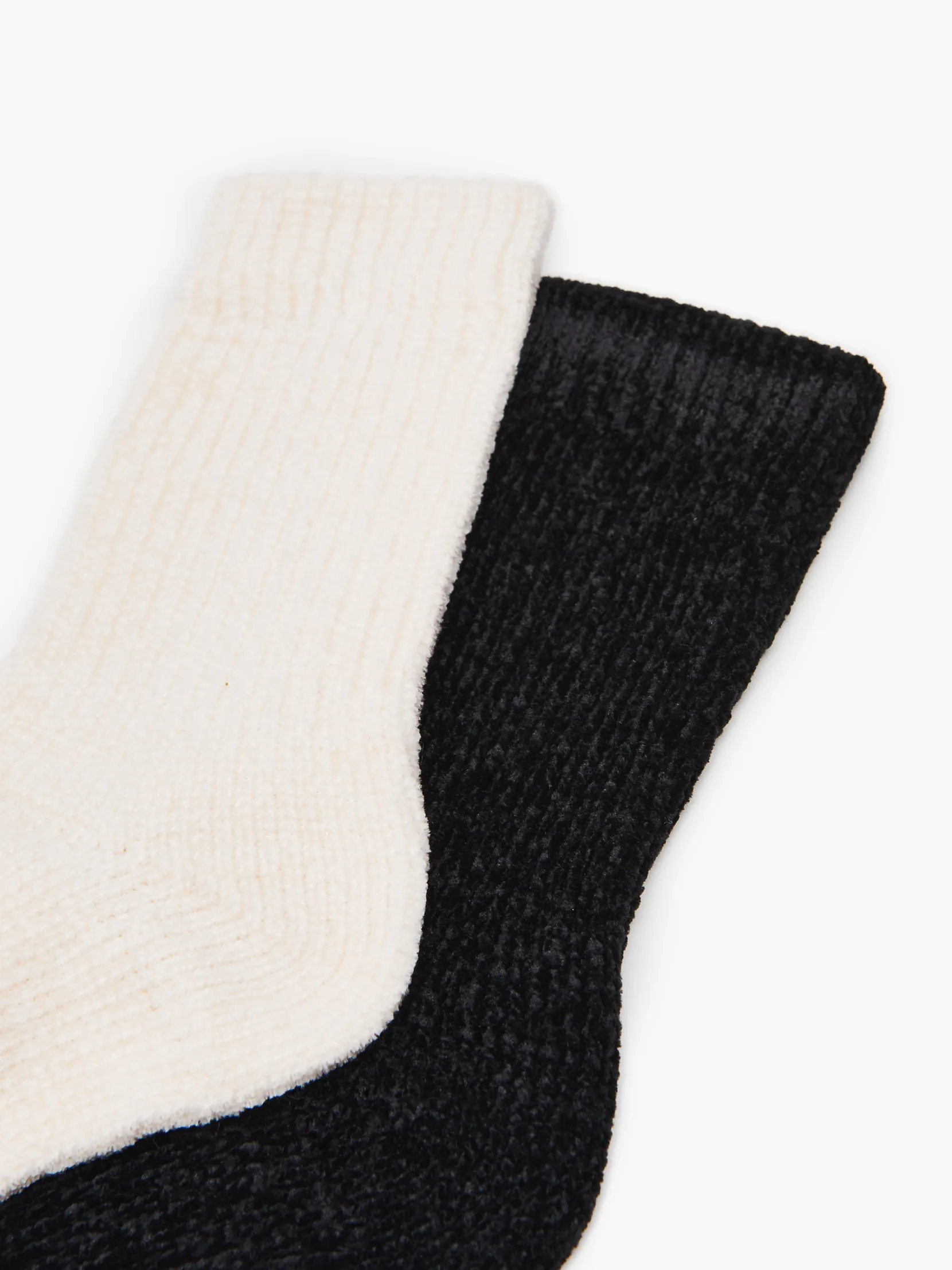 Fashion 2 pack szenilowych skarpet Cozy|Skarpety, Rajstopy