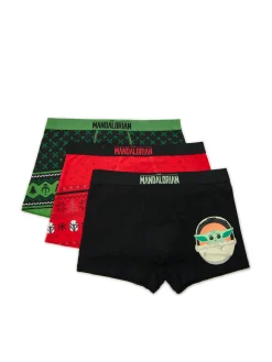 Outlet 3 pack świątecznych bokserek Mandalorian Akcesoria Świąteczne|Bokserki