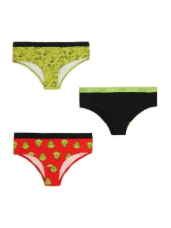 Hot 3 pack świątecznych majtek z Grinchem Akcesoria Świąteczne|Bielizna