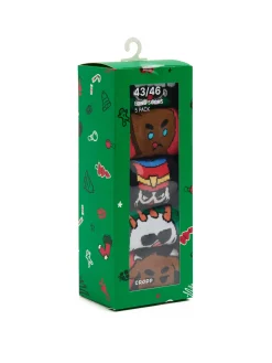Best 5 pack świątecznych skarpet Akcesoria Świąteczne|Skarpetki