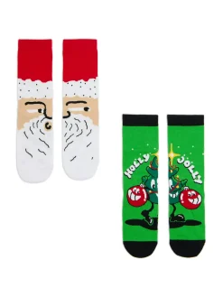 Outlet 2 pack świątecznych skarpet Akcesoria Świąteczne|Skarpetki