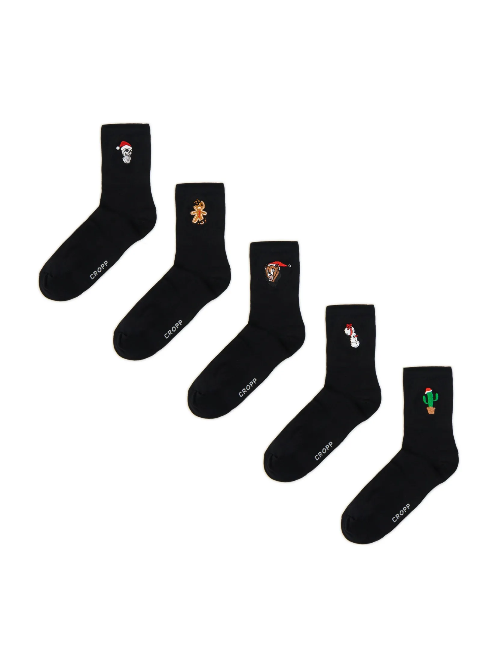Outlet 5 pack świątecznych skarpet Akcesoria Świąteczne|Skarpetki