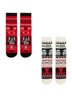 Discount 2 pack świątecznych skarpet Star Wars Akcesoria Świąteczne|Skarpetki