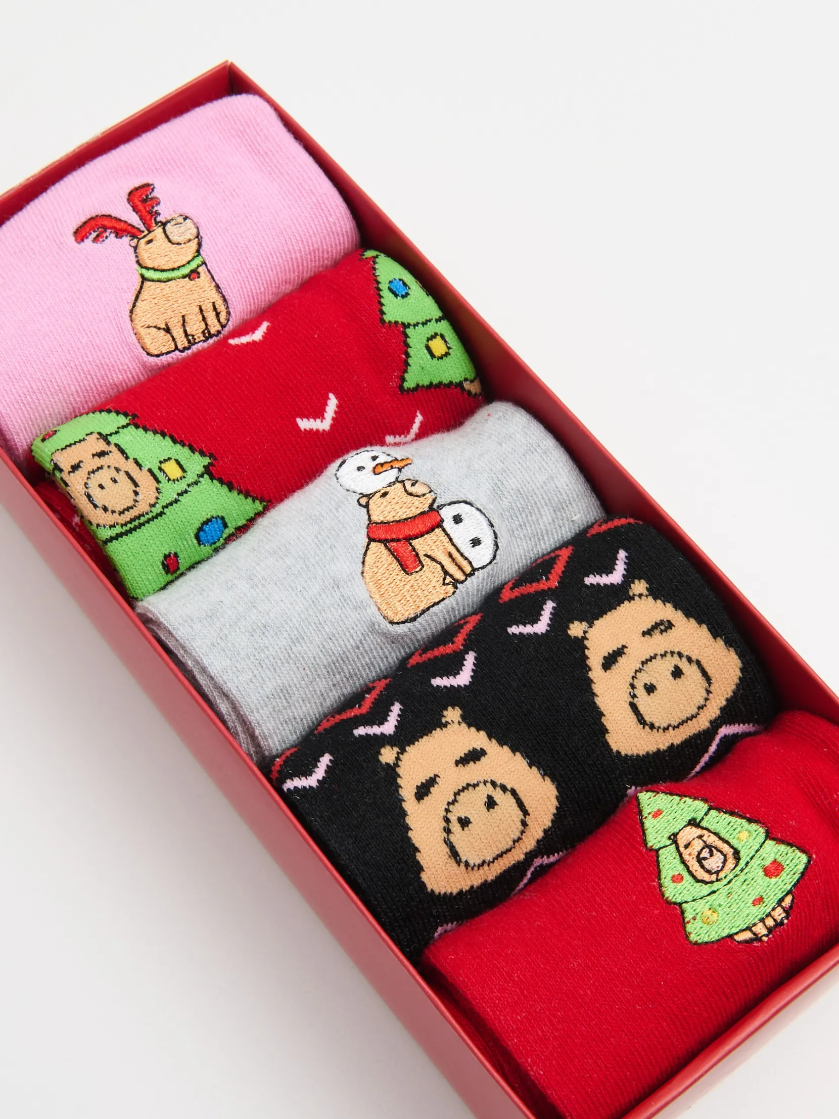 Best 5 pack świątecznych skarpet z kapibarą Akcesoria Świąteczne|Skarpety, Rajstopy