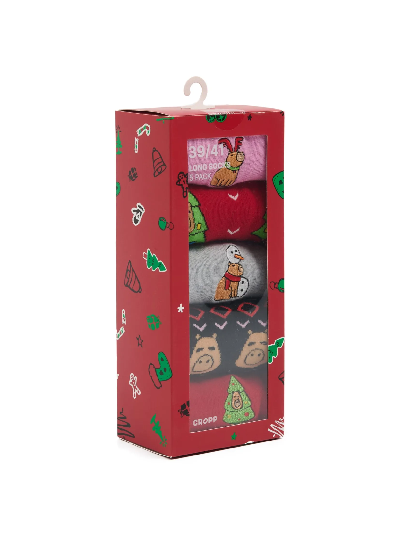 Best 5 pack świątecznych skarpet z kapibarą Akcesoria Świąteczne|Skarpety, Rajstopy