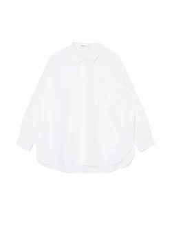 Best Bawełniana biała koszula oversize Koszule, Bluzki
