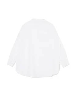 Best Bawełniana biała koszula oversize Koszule, Bluzki