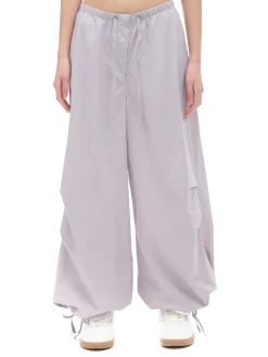 Discount Bawełniane spodnie wide leg Spodnie