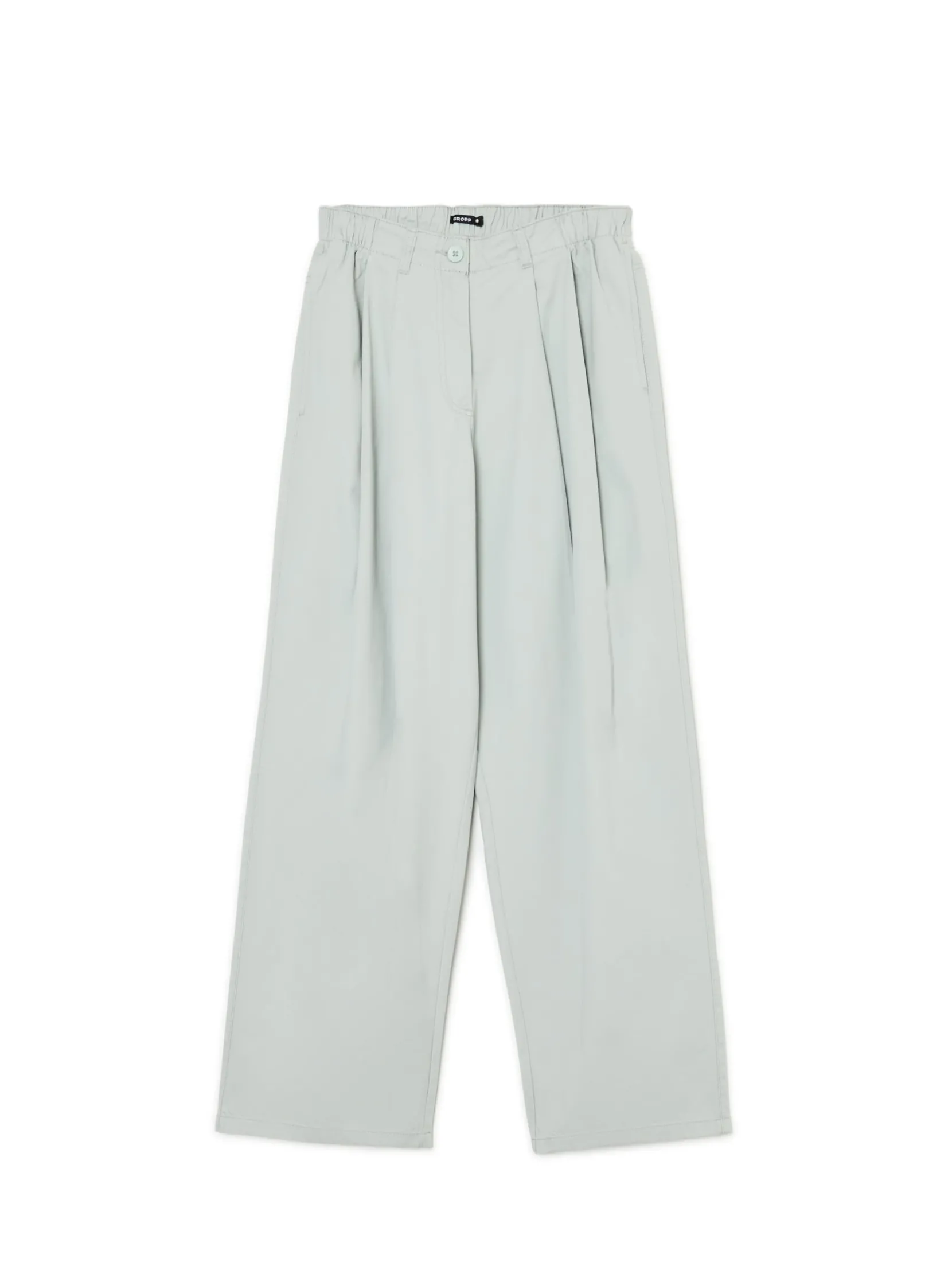 Hot Bawełniane spodnie wide leg Spodnie