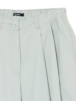 Hot Bawełniane spodnie wide leg Spodnie