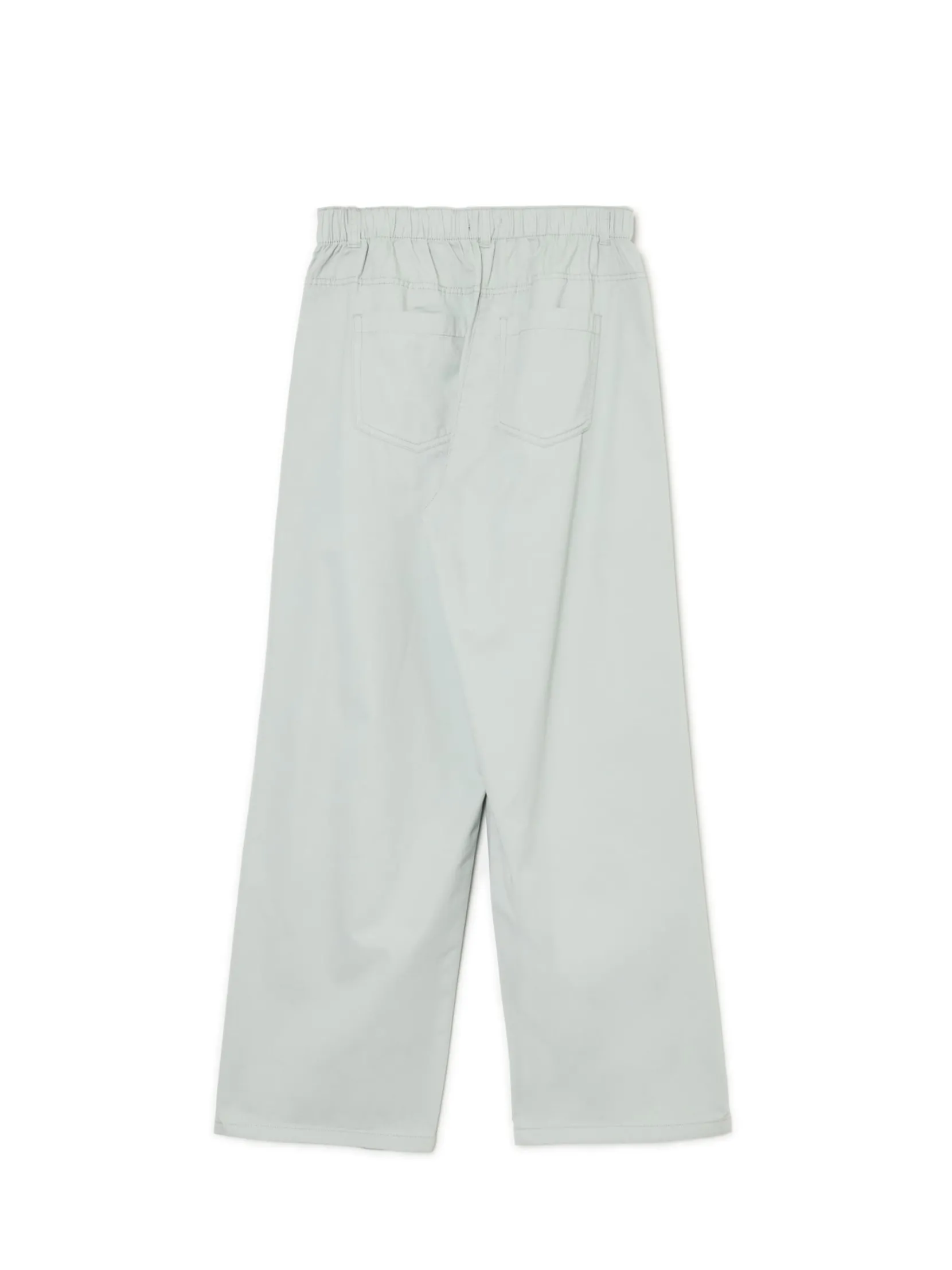 Hot Bawełniane spodnie wide leg Spodnie