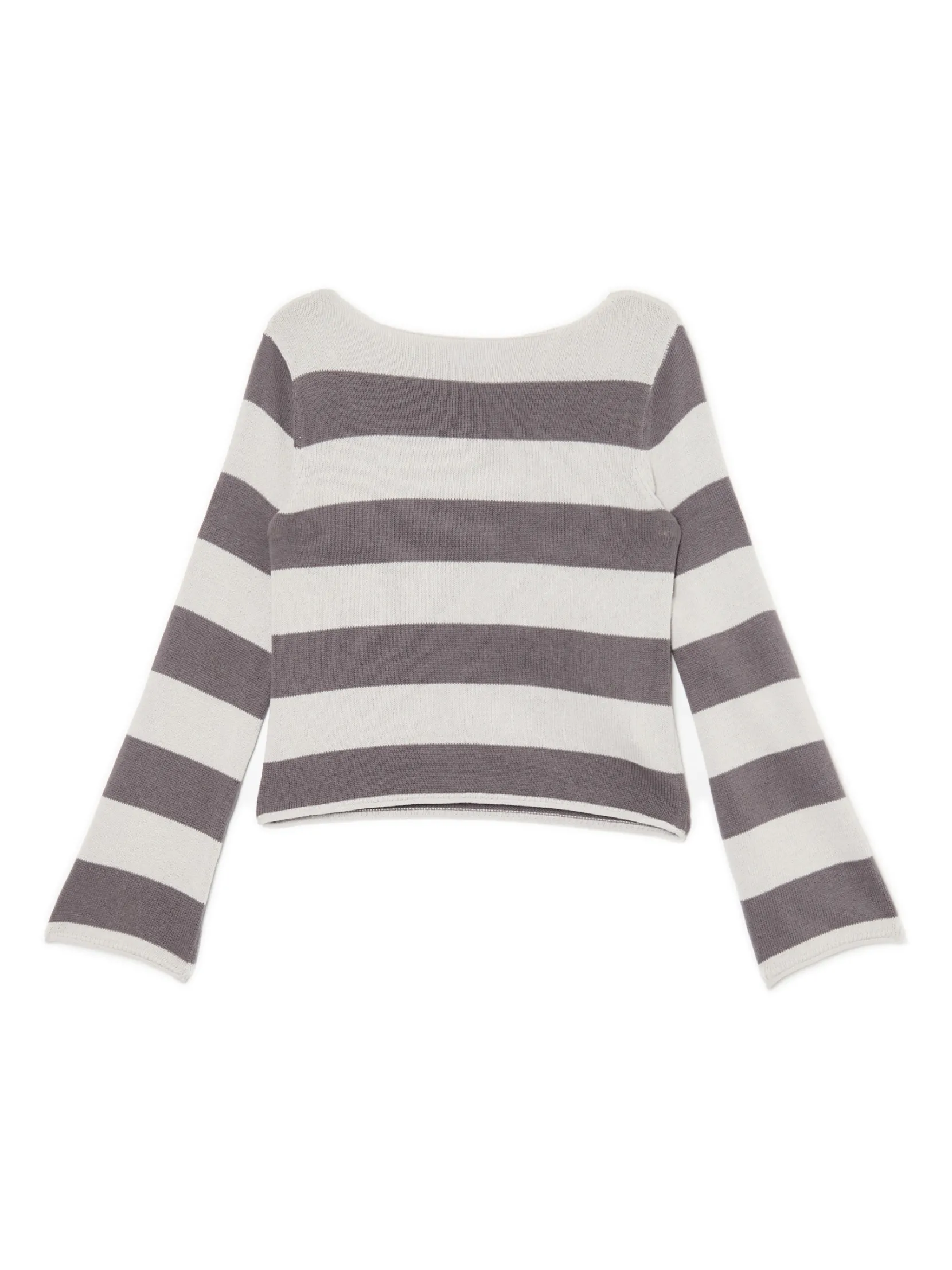 Hot Bawełniany sweter w paski Swetry