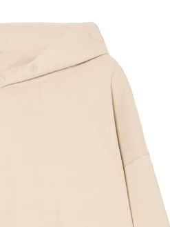 Outlet Beżowa bluza loose z kapturem Bluzy