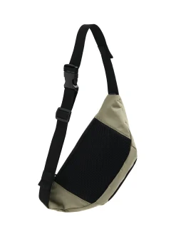 Fashion Beżowa nerka z efektem reflective Plecaki, Nerki