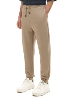 Clearance Beżowe dresowe joggery regular Spodnie