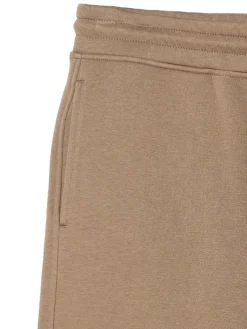 Sale Beżowe dresowe joggery regular Spodnie|Sety