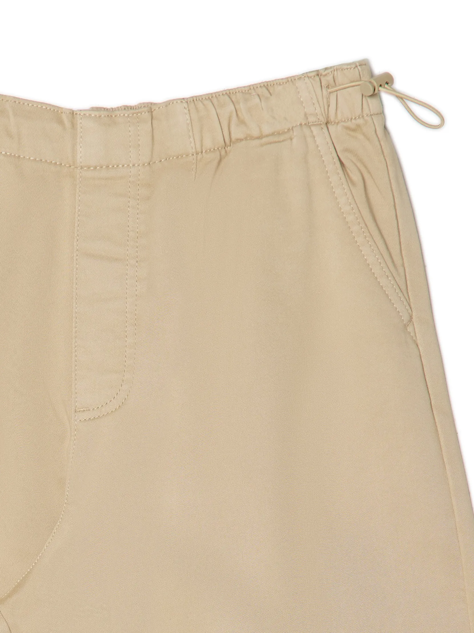 Hot Beżowe jeansy parachute Jeansy