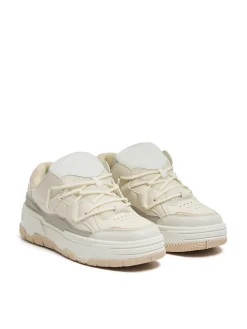 Fashion Beżowe sneakersy Sneakersy