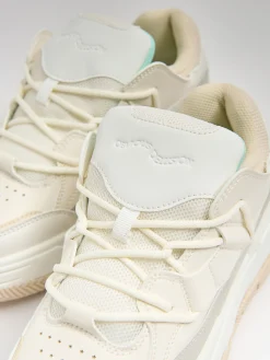 Fashion Beżowe sneakersy Sneakersy
