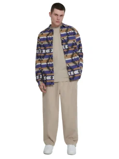 Online Beżowe spodnie loose ADU.LTD Spodnie