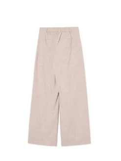 Clearance Beżowe spodnie tailoring Spodnie