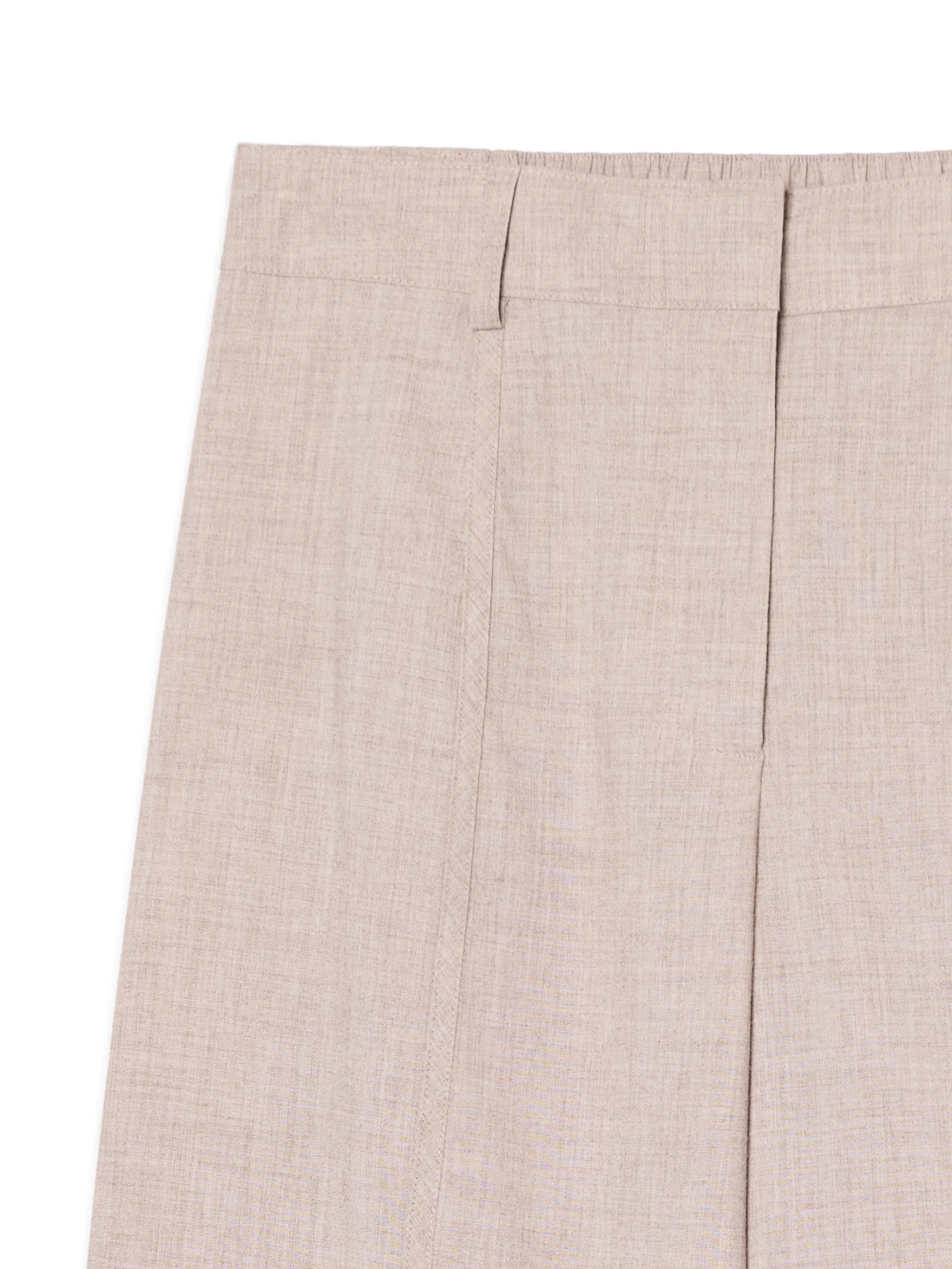 Clearance Beżowe spodnie tailoring Spodnie