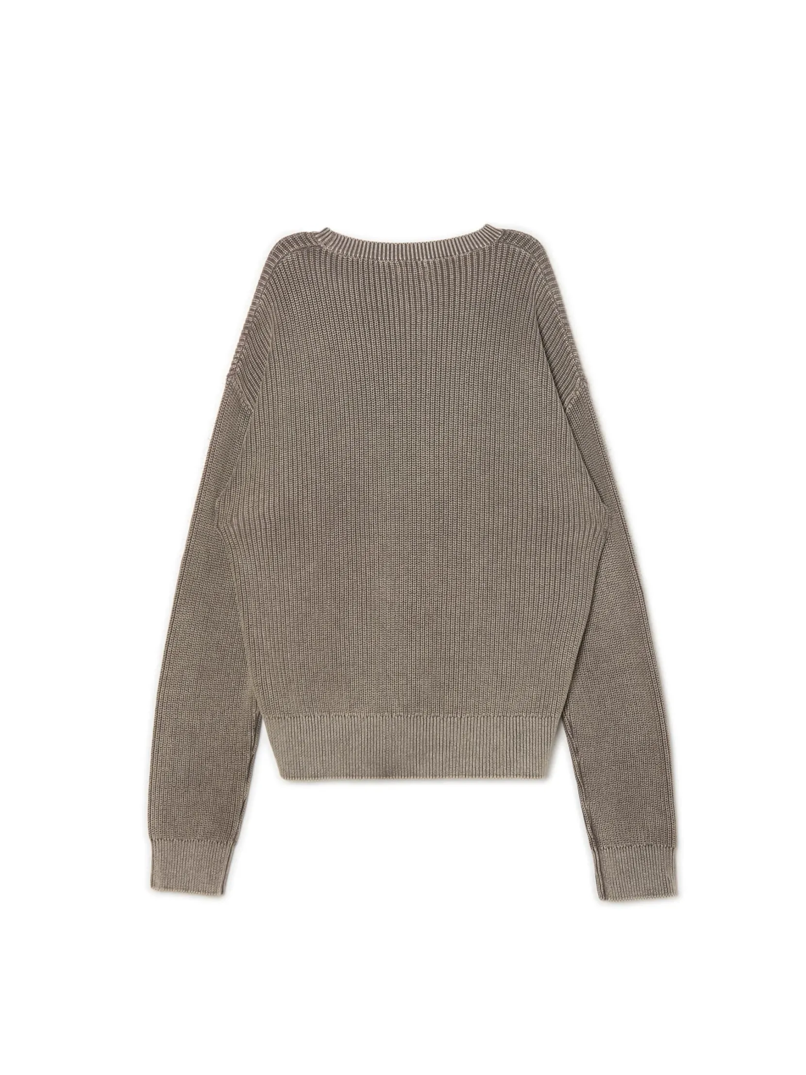 Hot sweter z prążkowanej dzianiny Swetry