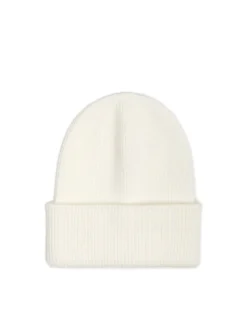 Hot Biała czapka beanie z dodatkiem wiskozy Czapki